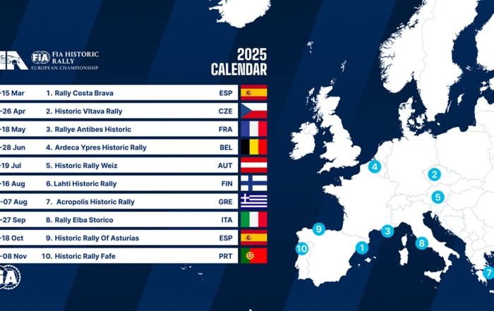 The 2025 FIA EHRC calendar is now official