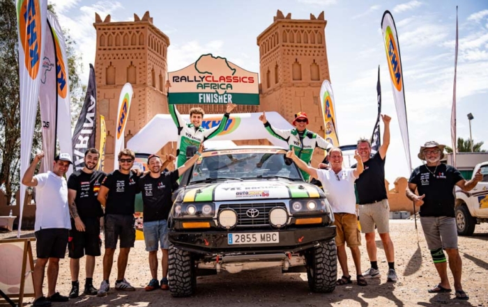Dirk Van Rompuy – Jan Rosa, guanyadors de l’edició  més exigent de RallyClassics Africa
