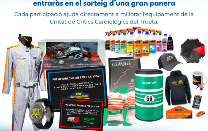 Quilòmetres per la vida: ¡participa y gana la gran cesta solidaria en favor del Hospital Trueta!