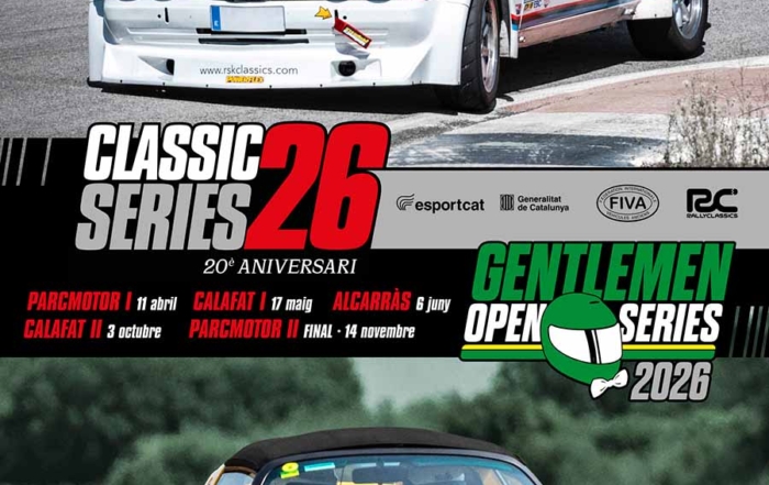 Calendario de las Classic Series 2026 y MotoClassic Series 2026