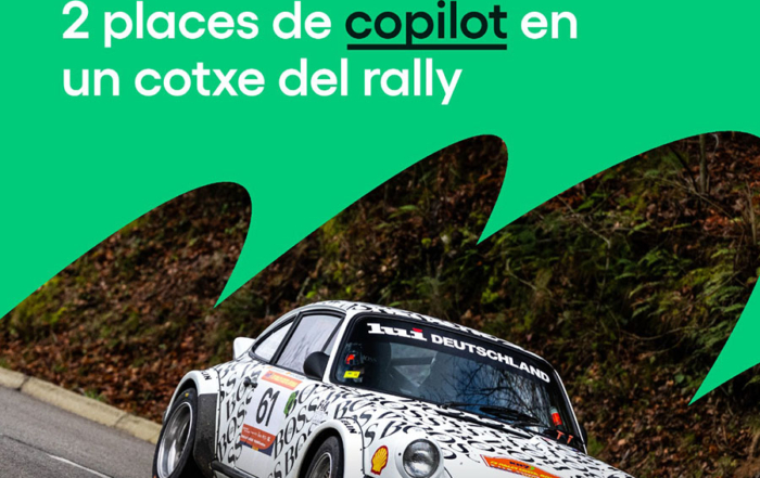 Sorteamos una experiencia de copilotaje en el 74 Rally KH-7 Costa Brava!