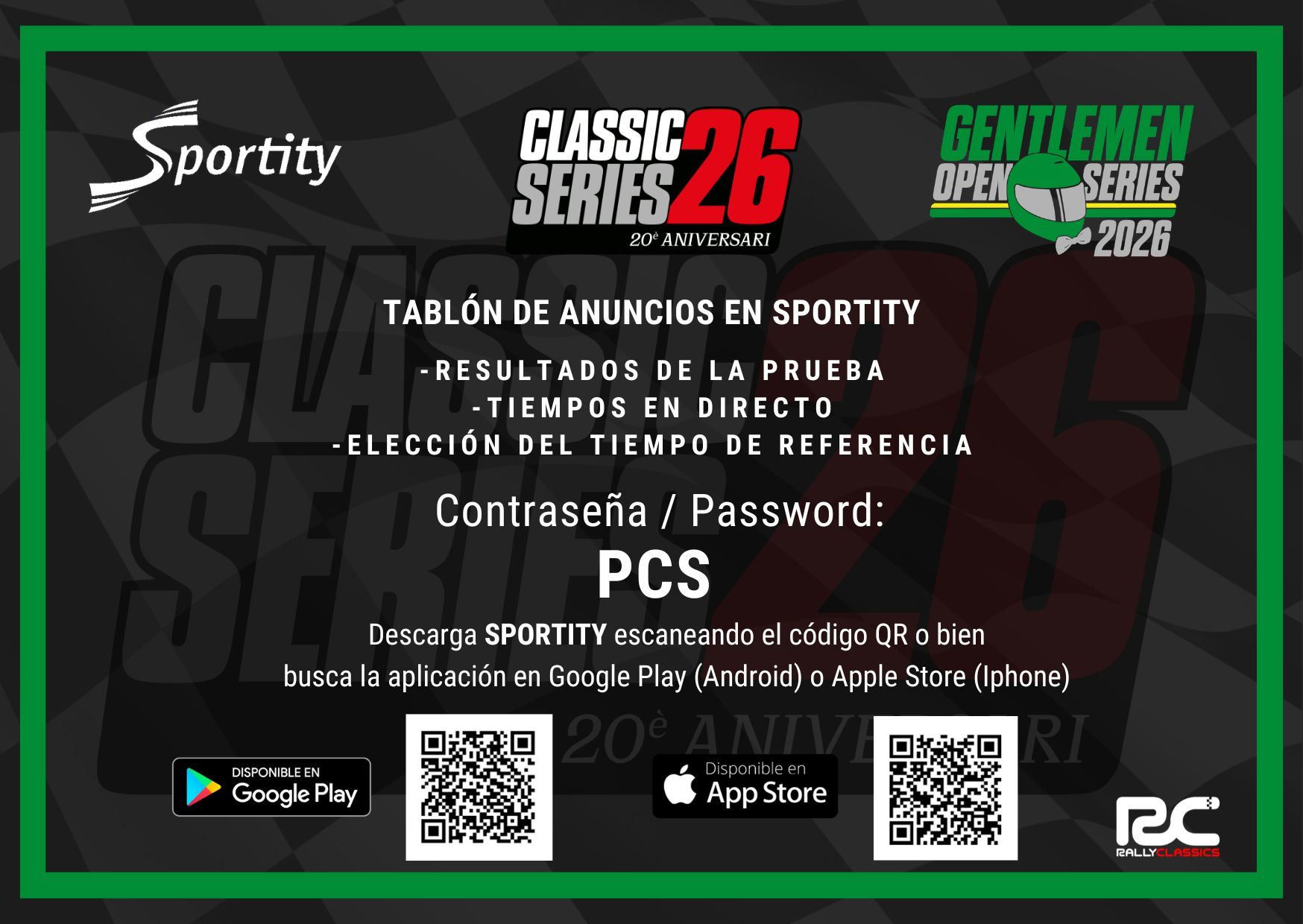 Tablón anuncios PCS