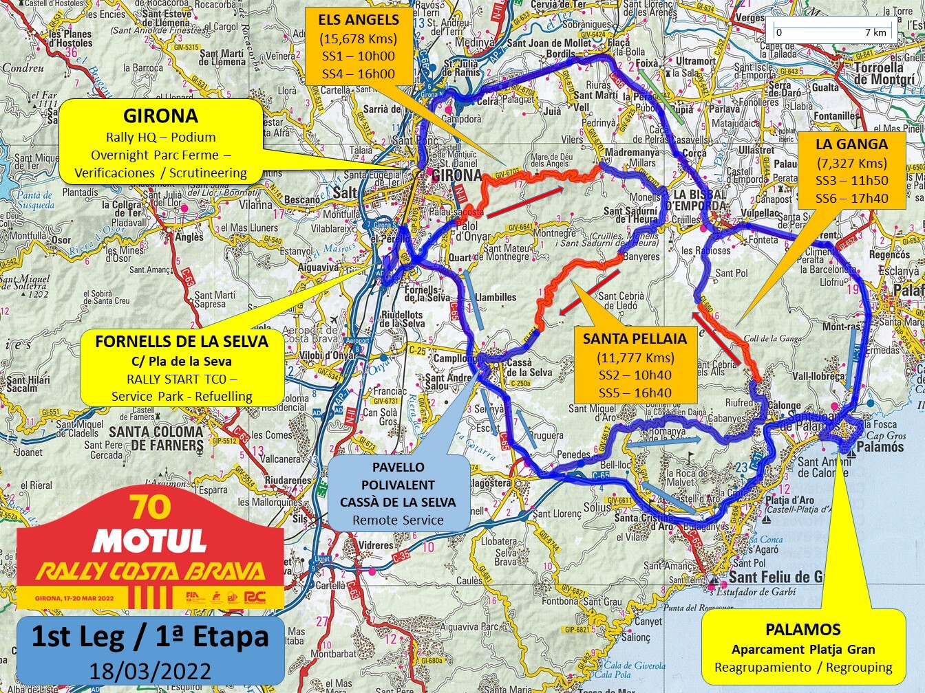 Rallye Costa Brava 2022 - première étape