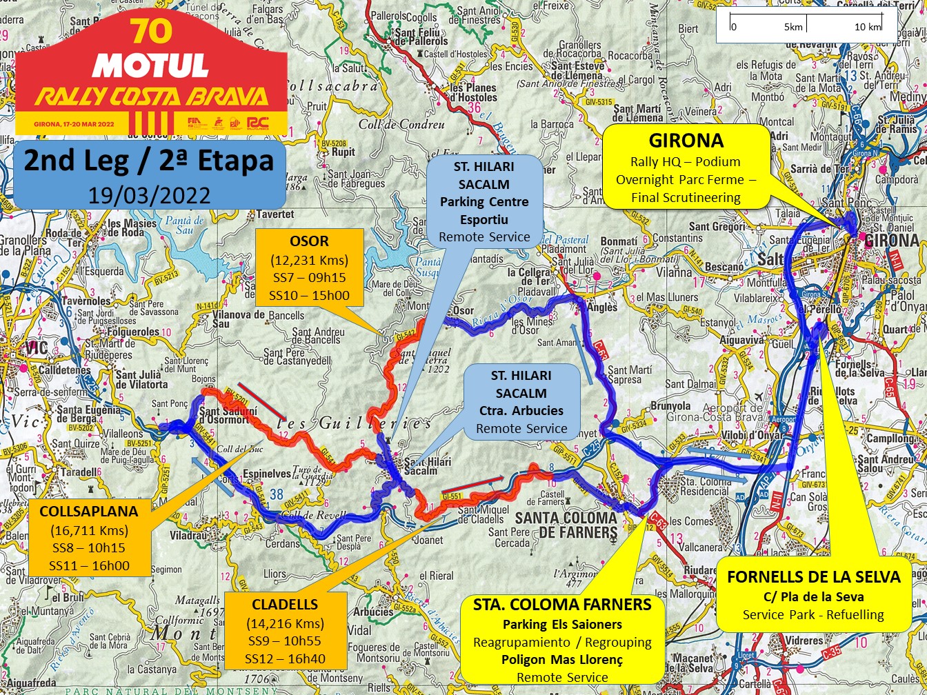 Rallye Costa Brava 2022 - deuxième étape